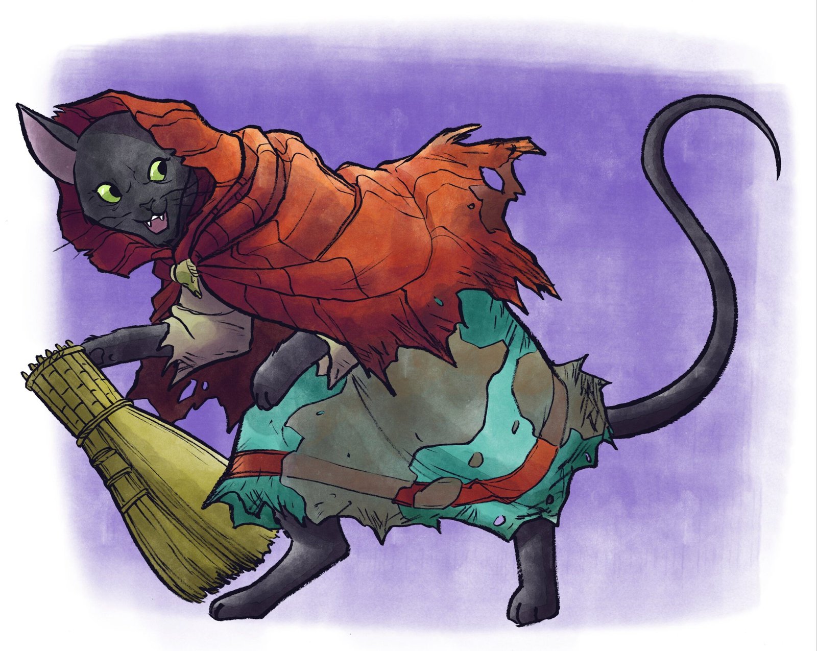 Baba Yaga the Ambiguous Cat Witch