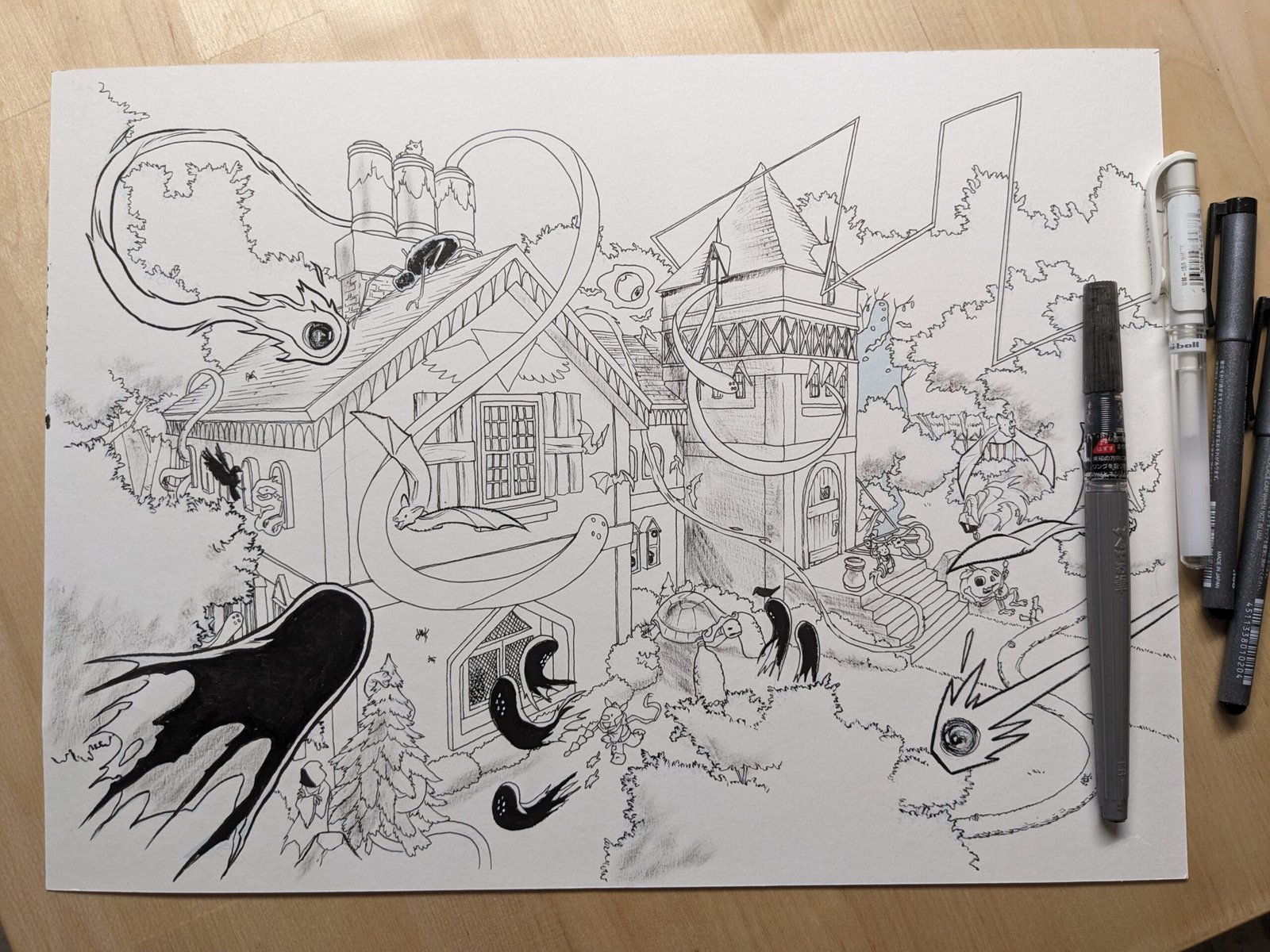 Doctor Baer’s Yard Inks & Spooky Movies