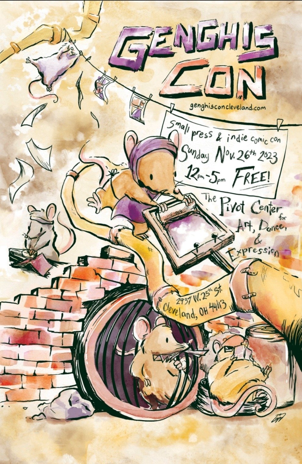 I’ll be at Genghis Con November 26