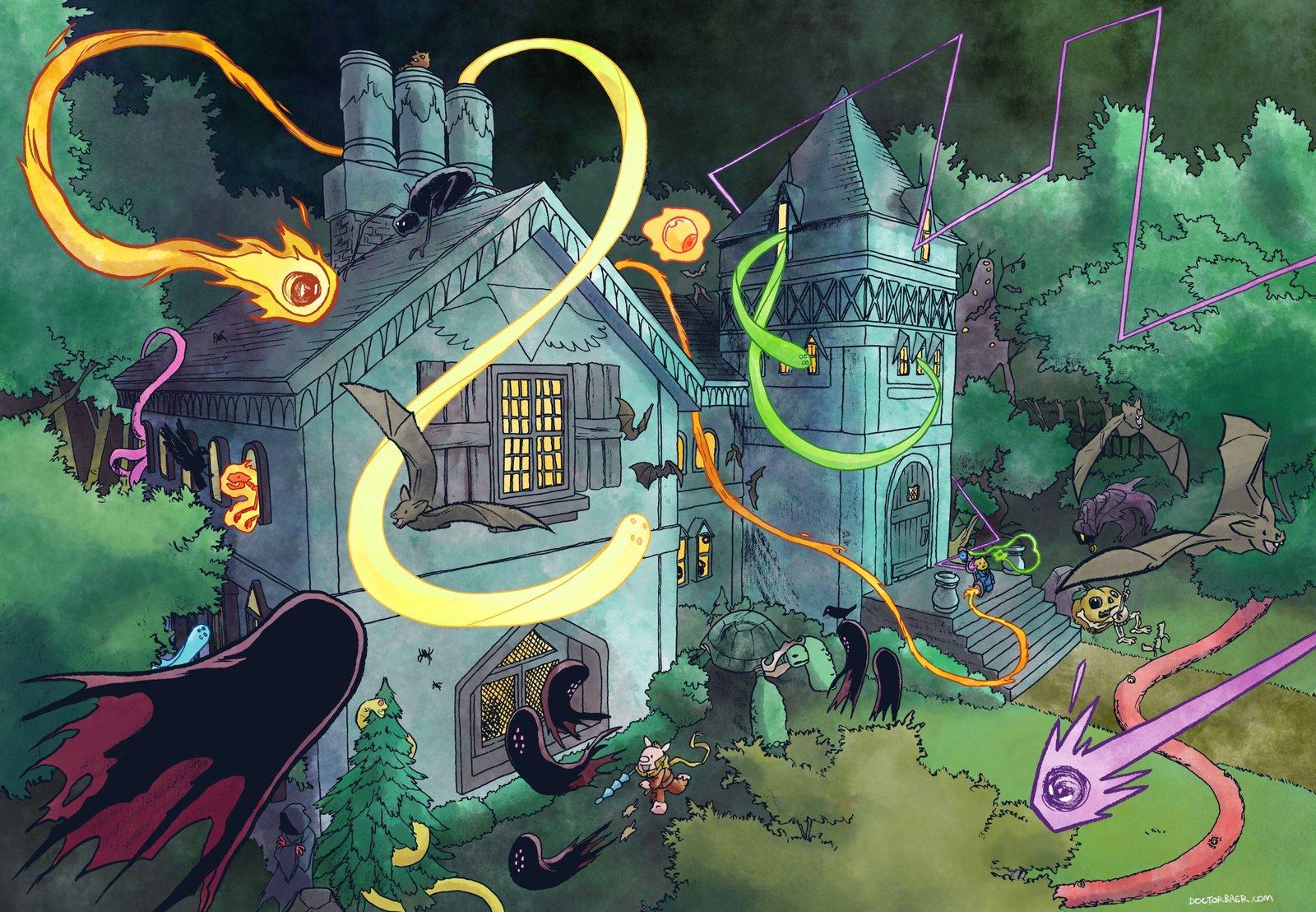 Doctor Baer’s House – Painted