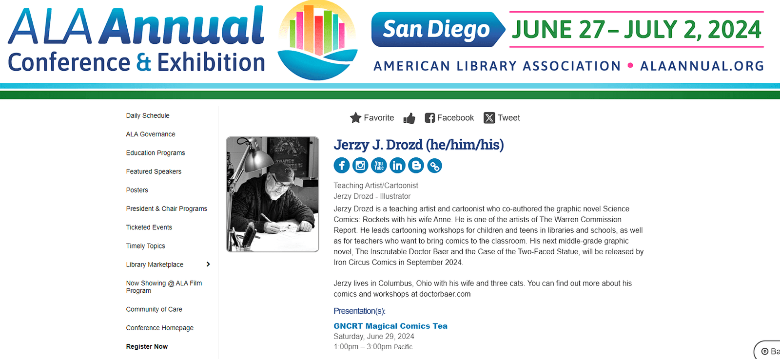 I’ll be at ALA Annual 2024!